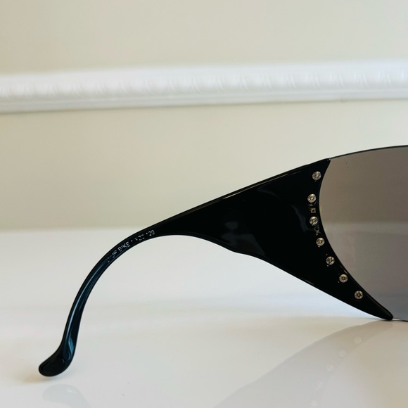 NWT🖤 VINTAGE DIOR Ski OVERSIZE BLACK RIMLESS SUNGLASSES - Picture 8 of 11